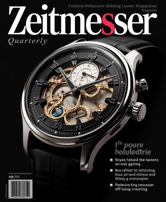 Cover des aktuellen Zeitmesser Quarterly Magazins